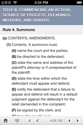 FRCP: Federal Rules Of Civil Procedure screenshot 2
