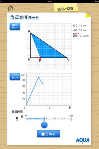 Application of Linear Function to Diagram in "AQUA" screenshot 2