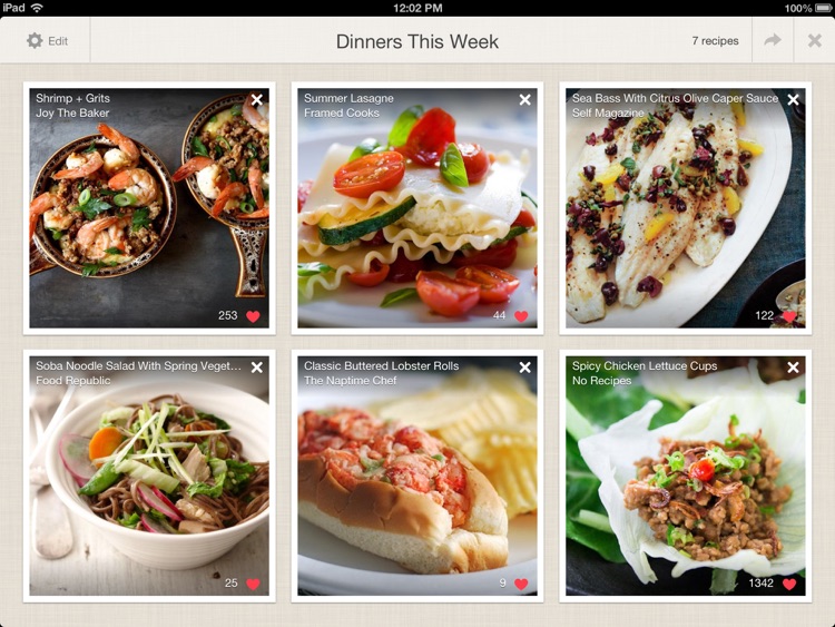 Foodily for iPad: Recipe Sharing With Friends