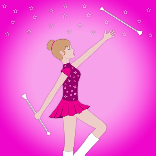 Baton Twirl Catch - Girlie Girl Fun Game of Baton Twirler Free Icon