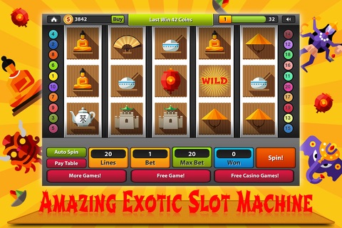 777 Amazing Exotic Slot Machine with Bonus Games - Spin the wheel to win the grand prize screenshot 2