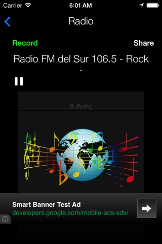 Paraguay Radio News Music Recorder screenshot 2