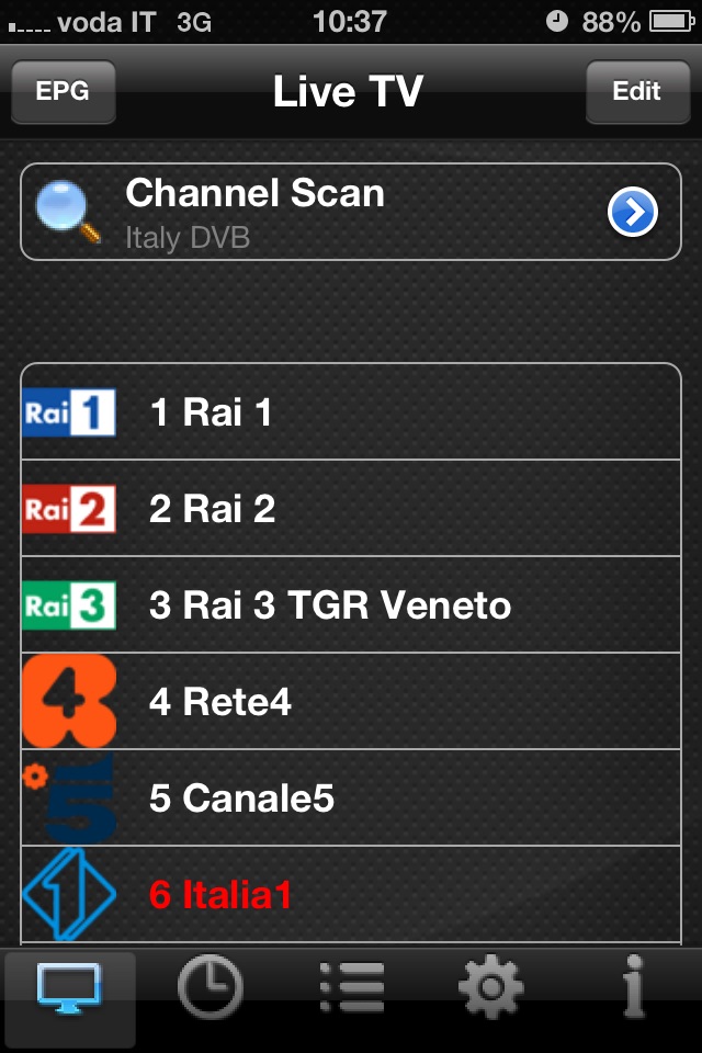Wi.TV for iPhone screenshot 2