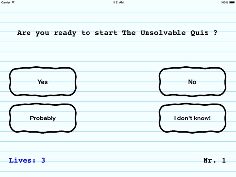 The Unsolvable Quiz screenshot 2