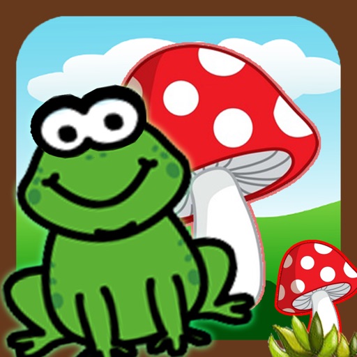 AAA jumping frog adventure :Catching Smashy Mushrooms,The hero of streams,ponds,lakes,Smiley frog icon