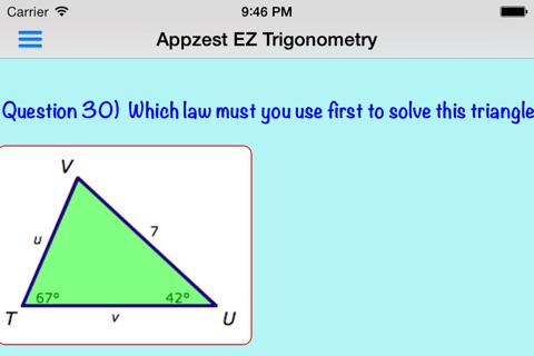 EZ Trigonometry Lite screenshot 3