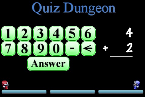 Quiz Dungeon Plus (Basic Math) screenshot 2