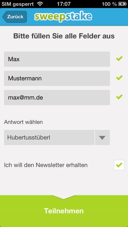 sweepstake screenshot-3