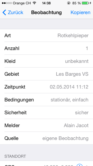 Swiss Bird Alert(圖2)-速報App