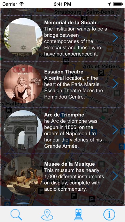 OffLine Map Paris - Guide Attractions and Transport