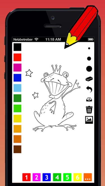 Fantasy Coloring Book for Children: learn to color wizard, dragon, monster, castle, frog and more screenshot-4