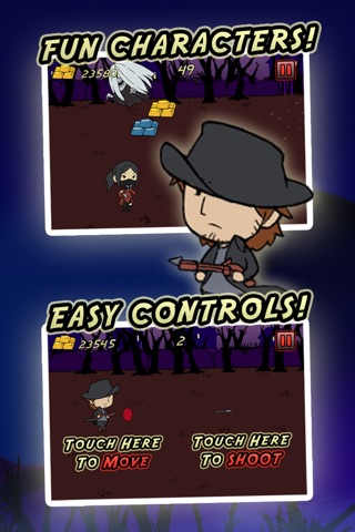 Vampire Monster Hunter - High Ninja Witch Vs Frankenstein Zombie screenshot 2