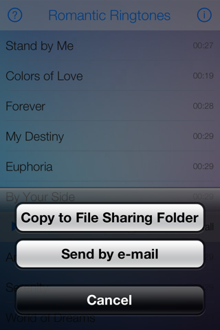 "Romantic Music" Ringtones screenshot 2