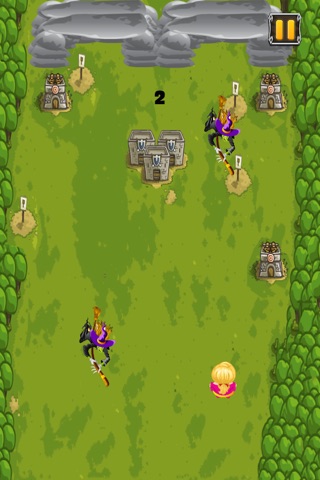 Princess Dodge Rescue - Crazy Witch Escape Game Paid screenshot 3