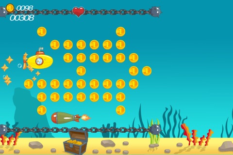 Submarine Simon Diving 2D Free screenshot 2