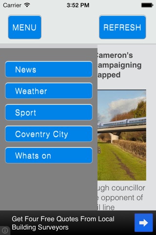 Coventry local news screenshot 2