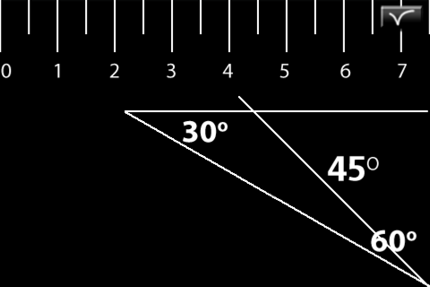 !Bubble and spirit level free tool with ruler screenshot 2