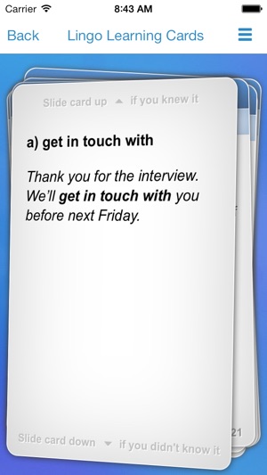 Learn Business English Easily with Lingo Learning Memo Cards(圖3)-速報App