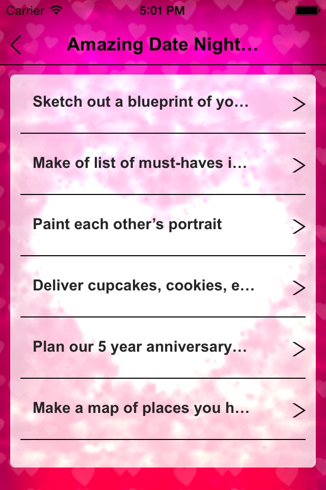 Romantic Date Ideas screenshot 3