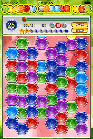 Dragon Puzzle Hex -  Jewel Egg Match Plus screenshot 3