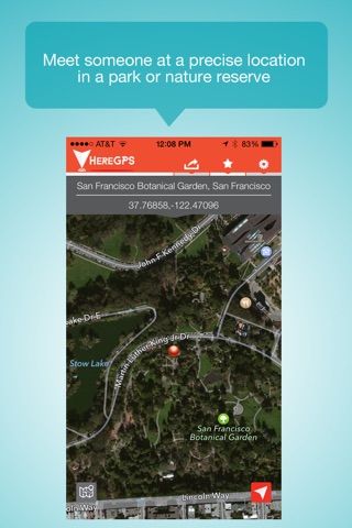 HereGPS - share precise GPS locations worldwide screenshot 3