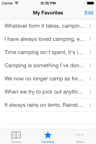 Camping Quotes - Inspirational thoughts to guide your  outdoor adventures screenshot 3
