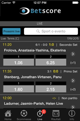 Betscore Scommesse screenshot 3