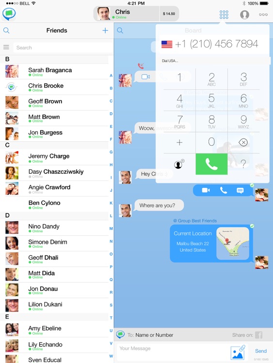 FriendCaller HD Video Chat screenshot-4