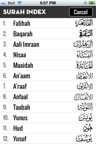 Quran13 screenshot 3
