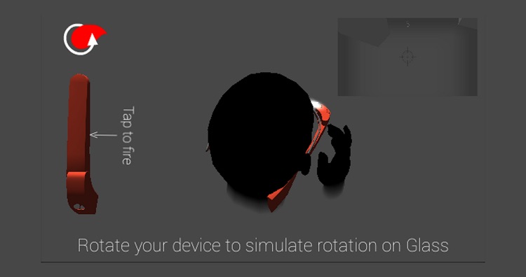 gyroFIRE Tryout - A Google Glass Simulator