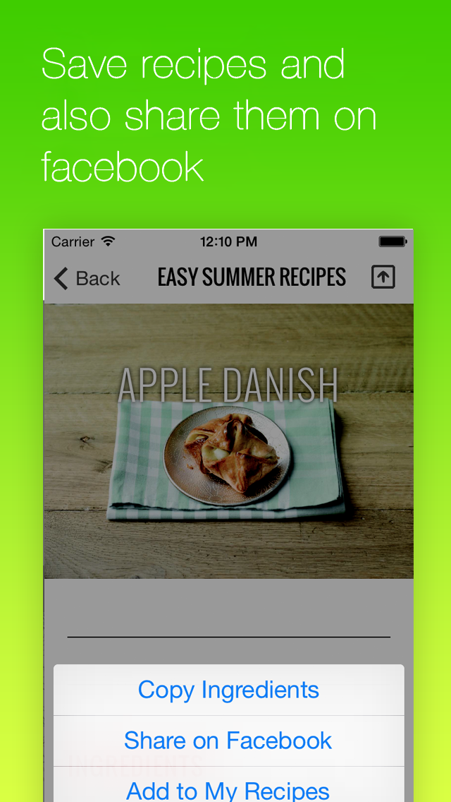 How to cancel & delete Easy Summer Recipes from iphone & ipad 4