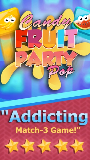 Candy Fruit Party Pop -  Fun Addictive Candies Game For Kids(圖1)-速報App