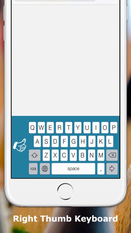 Thumb Keyboard - Single Thumb Keyboard to easy typing screenshot-2