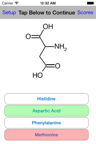 Amino Acid Quiz screenshot 4