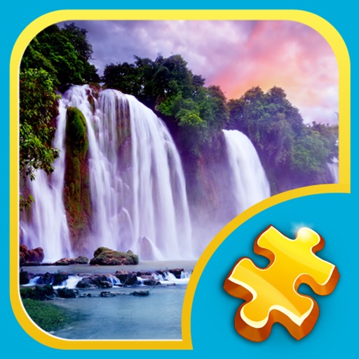 Jigsaw Puzzles: Waterfalls iOS App