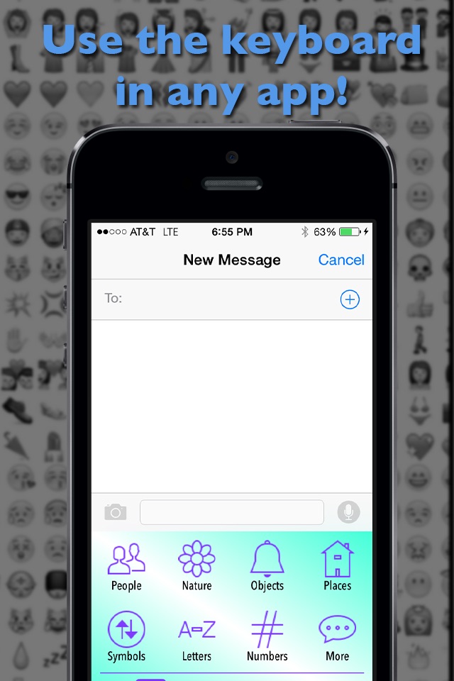 kEmoji Emoji & GIF Keyboard screenshot 3