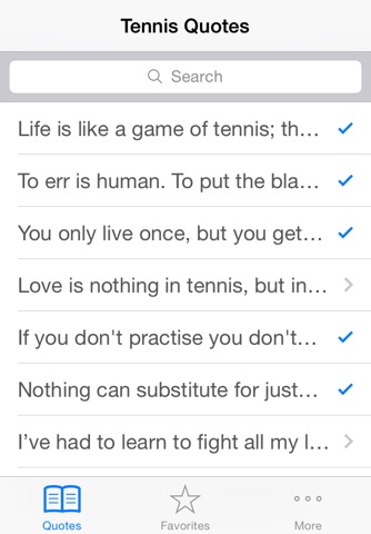 Tennis Quotes - Inspirational thoughts from the pro players, to  motivate and coach you to victory screenshot 2