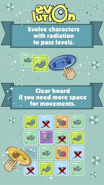 Evolution 2048 - puzzle game with comics, lean on Darwin's theory screenshot-3