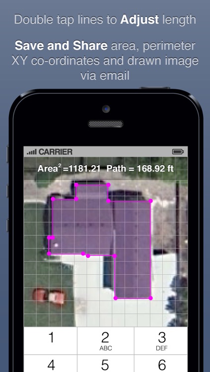 Area Calculator - SketchAndCalc the area of any shape you draw, or image you trace. screenshot-4