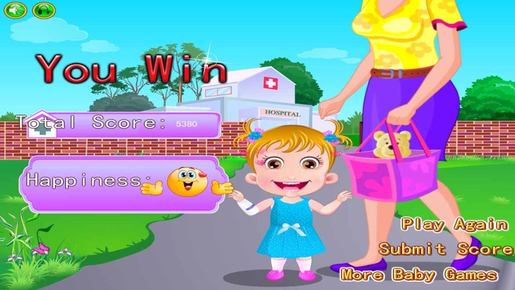 Holiday Sick Baby & Cry & Sleep - Need Your Care & Family Doctor Office for Kids Game