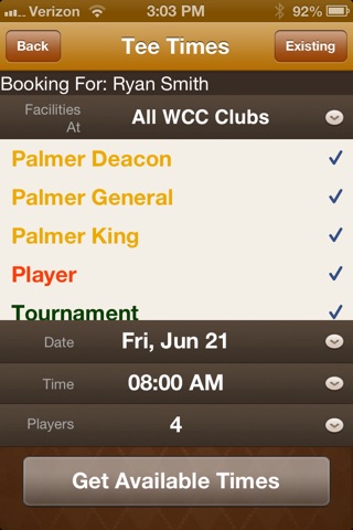 Golf WCC screenshot 2