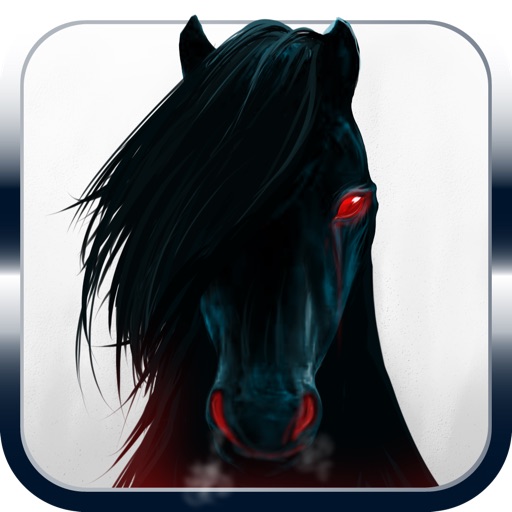 Dark Horse Ghost Ranger Racing FREE : Black Lone Star Desert Battle Icon