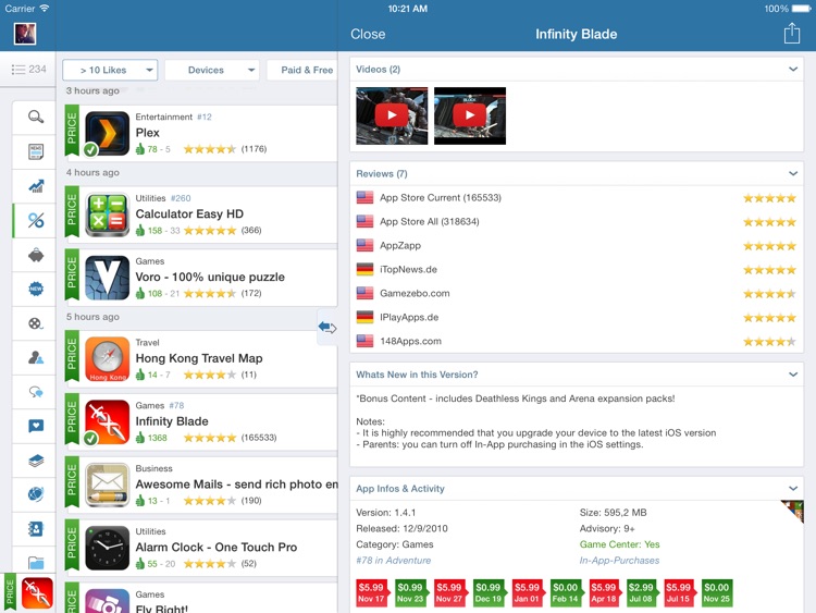 AppZapp HD - daily new Apps, best hot deals & free Apps