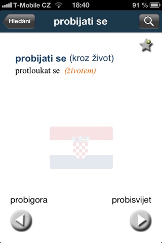 Slovník TZ-one chorvatsko-český/ česko-chorvatský kapesní screenshot 3