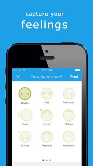 Feelic - Mood Tracker, Share, Text & Chat with Friends(圖1)-速報App