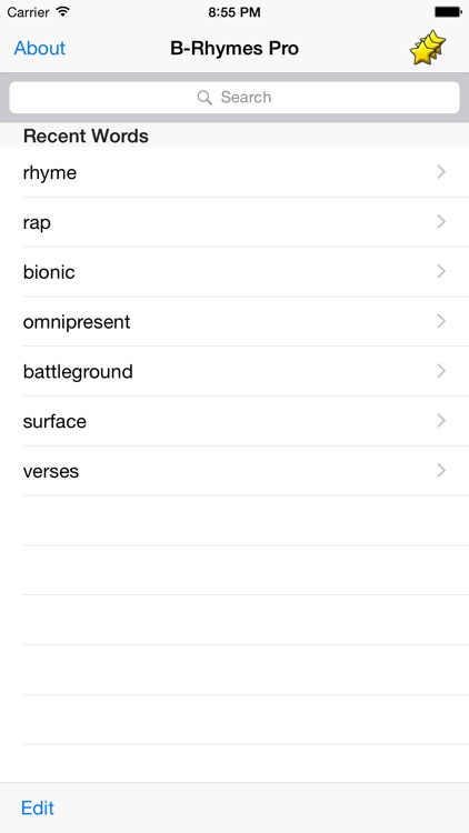 B-Rhymes Dictionary Pro screenshot-0