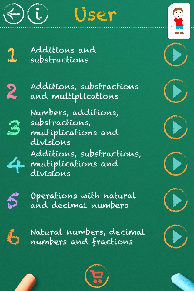 Mathbit. Repasa y estudia Matemáticas (sumas, restas, multiplicaciones, divisiones y fracciones) como en el colegio. screenshot 2