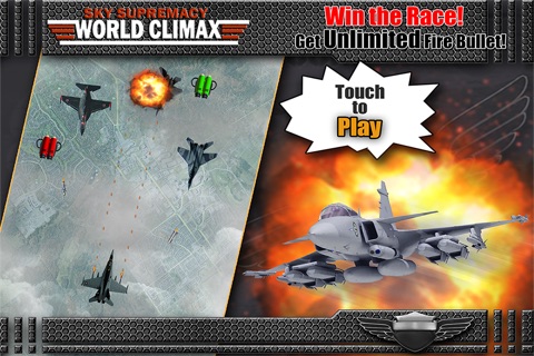 Sky Supremacy World Climax Free - Modern BFM Jet Fighter Air Missile Attack screenshot 3