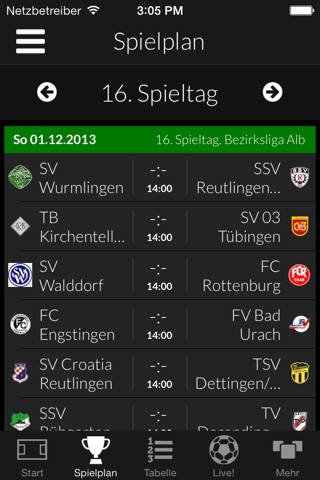 RTsports Fussball LiveTicker screenshot 2