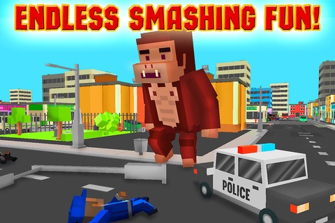 Cube Kong Simulator: City Rampage 3D screenshot 3